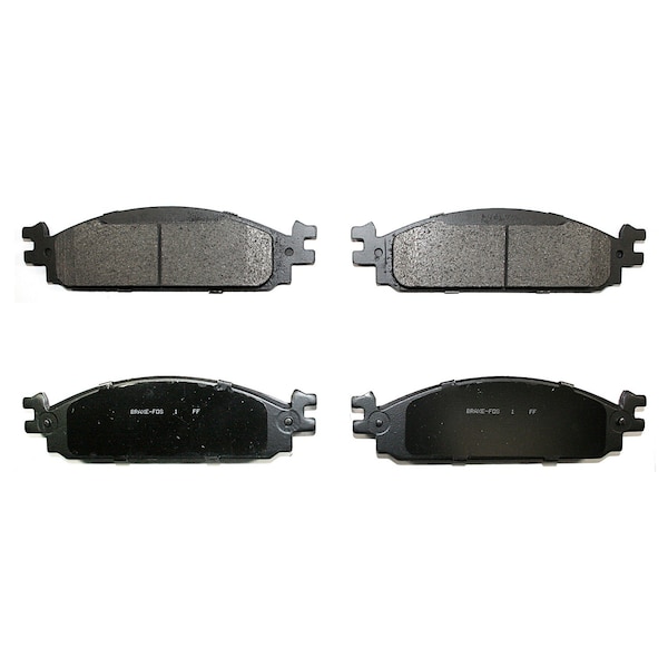 Pronto Dura Ceramic Brake Pads Front, BP1376C BP1376C - main